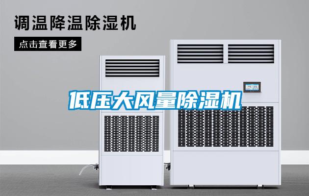 低壓大風量除濕機