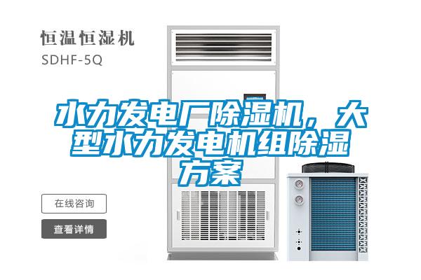 水力發(fā)電廠除濕機，大型水力發(fā)電機組除濕方案