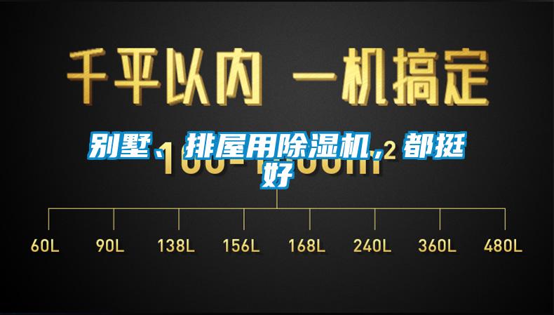 別墅、排屋用除濕機，都挺好