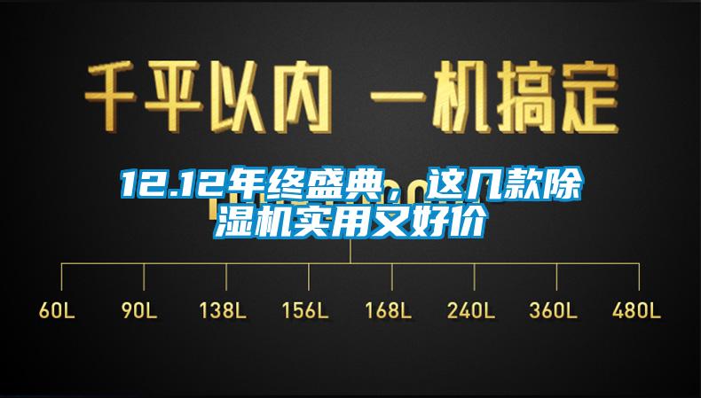 12.12年終盛典，這幾款除濕機實用又好價