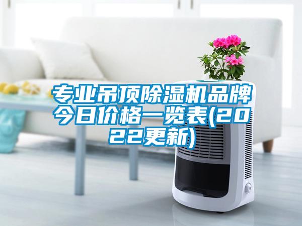 專業(yè)吊頂除濕機(jī)品牌今日價(jià)格一覽表(2022更新)