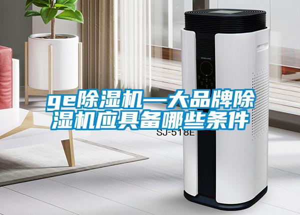 ge除濕機—大品牌除濕機應(yīng)具備哪些條件