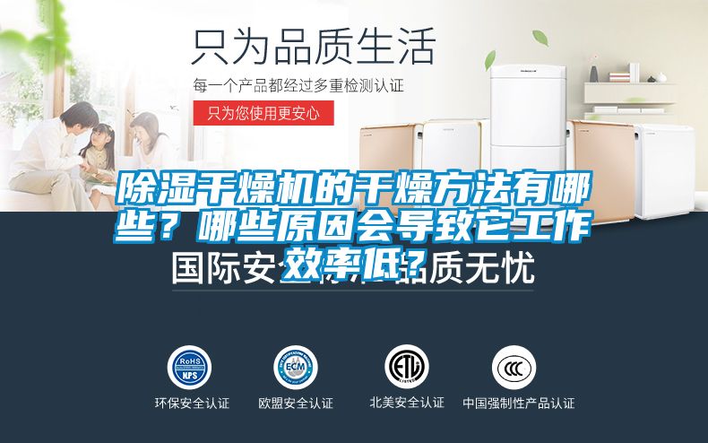 除濕干燥機的干燥方法有哪些？哪些原因會導致它工作效率低？