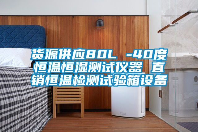 貨源供應(yīng)80L -40度恒溫恒濕測(cè)試儀器 直銷(xiāo)恒溫檢測(cè)試驗(yàn)箱設(shè)備