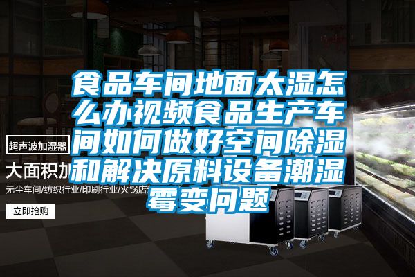 食品車間地面太濕怎么辦視頻食品生產(chǎn)車間如何做好空間除濕和解決原料設備潮濕霉變問題